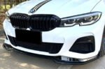 Front Bumper Lip Splitter Spoiler Diffuser Body Kit BMW 3 G20 M-Sport - Image 7