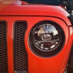 Front Headlight Circle & Grille Inserts Trim Cover Jeep Wrangler JL Gladiator - Image 5