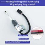 Fuel Shut Off Solenoid Case IH 12VDC Cummins Engine 4BT 5.9L, 6BT 5.9L Hyundai - Image 4