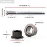 G99F Door Hinge Pin And Bushing Kit GMC S15 1994 - 2004 Chevy S10 - Image 6