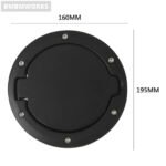 Gas Fuel Filler Door Cap Tank Cover Jeep Wrangler JK 2007-2017 - Image 5