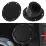 Gas Fuel Filler Door Cap Tank Cover Jeep Wrangler JK 2007-2017