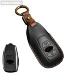 Handmade Leather Key Cover Case Subaru XV Crosstrek Legacy VS Forester - Image 3