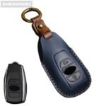 Handmade Leather Key Cover Case Subaru XV Crosstrek Legacy VS Forester - Image 5