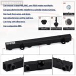 Heavy Fuel Rail Kit High Flow Injection Fuel Rail Honda K Series Civic SI - Image 3
