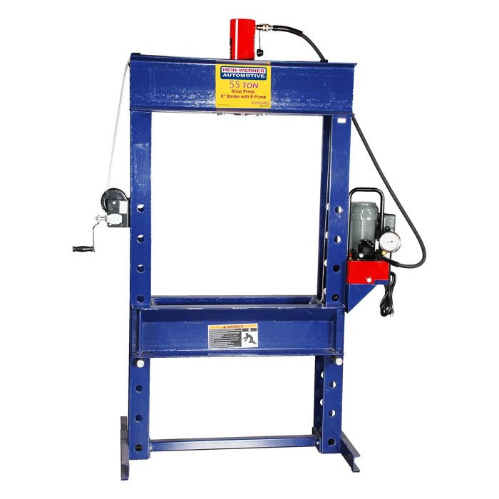 hein-werner-hw93402-image01 Hein-Werner HW93402 55-Ton Electric Hydraulic Shop Press - Image 1