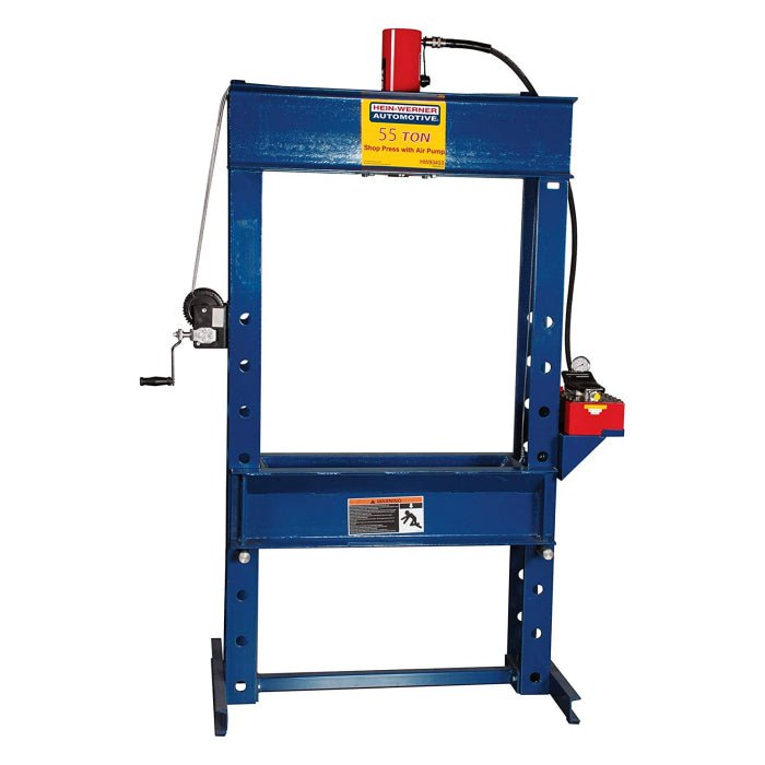 hein-werner-hw93403-image01 Hein-Werner HW93403 55-Ton Air Hydraulic Shop Press 13" Stroke - Image 1
