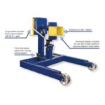 Hein-Werner HW93776 3-Ton Heavy-Duty Truck Engine Stand - Image 2