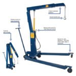 Hein-Werner HW93809 2-Ton Foldable Engine Crane - Image 2