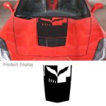 Hood Panel Front Cover Decorative Sticker Personalized Design Chevrolet Corvette