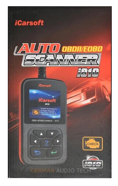 iCarsoft i810 OBD2 Code Reader Universal Car Diagnostic Tool Live Data Support - Image 10