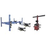 iDeal 14,000 lb 4-Post Alignment Lift & 3D Wheel Aligner Combo — FP14KAC-X + IWA-60-2000T-K  + RAJ-7K-H