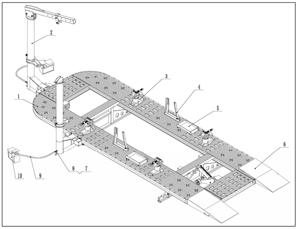 iDeal FR-77-20 Frame Rack Diagram