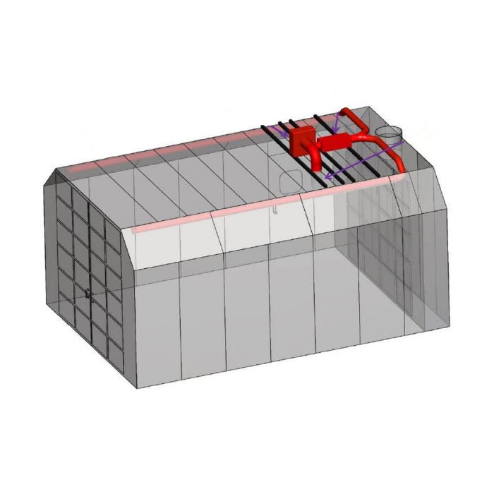 ideal-rs-3001-nooverlay iDEAL RS-3001-EHS-30KW-1PH Electric Paint Booth Heating System - Image 1