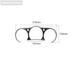 Interior Carbon Fiber Speedometer Frame Sticker For NISSAN 350ZZ33 2003-09 - Image 5