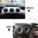 Interior Dashboard Panel Cover Trim Ford Mustang 2015-2019 Decorated LHD - Image 3
