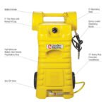 JohnDow FC-25PFC-D 25-Gallon Portable Poly Diesel Caddy - Image 6