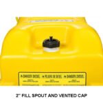 JohnDow FC-25PFC-D 25-Gallon Portable Poly Diesel Caddy - Image 8