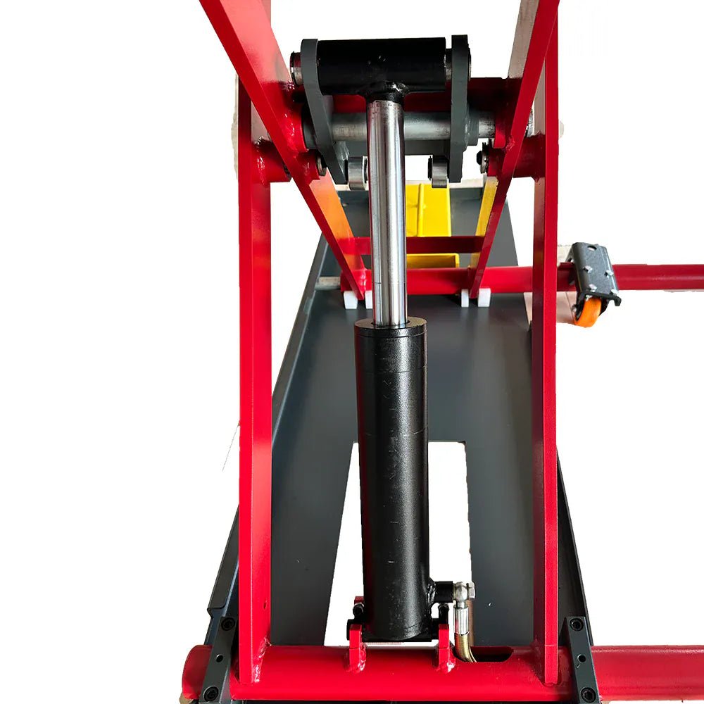 Katool KT-X77 hydraulic cylinder mounted in the scissor frame
