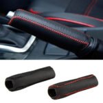 Leather Gears Handbrake Cover Subaru Forester Impreza Legacy Outback XV STI 2004