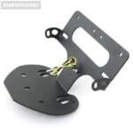 License Plate Holder Frame Rear Tail Tidy Fender Eliminator kit Buell 1125 R 112 - Image 4