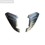 MATTE BLACK HEADLIGHTS COVER TRIM FRAME  FOR NISSAN NAVARA NP300 2021-2022 - Image 2