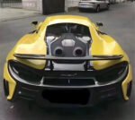 McLaren 540C/570S Carbon Fiber Tailgate Spoiler with Exhaust Body Kit – 600LT Style - Image 5