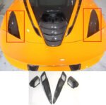 McLaren 720S Carbon Fiber Rear Air Intake Cover Scoop Trim (2018-2023)