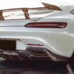 Mercedes AMG GT/GTS Carbon Fiber Double-Layer Rear Spoiler Body Kit