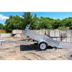 DK2 MMT5X7G-DUG 4.5 ft. x 7.5 ft. Single Axle Galvanized Multi-Utility Trailer (Drive-Up Gate Included) - Image 7
