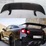 Nissan GT-R R35 Carbon Fiber Esprit-Style Rear Trunk Spoiler Wing (2008-2016) - Image 2
