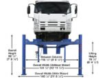 Atlas Platinum PVL14 ALI Certified Commercial Four Post Lift - Image 5