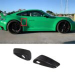 Porsche 911 (992) Carbon Fiber Side Fender Vent Air Intake Cover Trim (2019-2022)