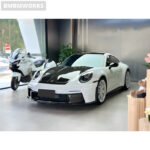Porsche 911 (992) GT3 Style Forged Carbon Fiber Vented Hood - Image 4