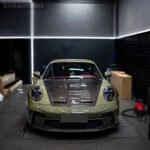 Porsche 911 (992) GT3 Style Forged Carbon Fiber Vented Hood - Image 2