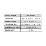 iDEAL PSB-PSMTD Paint Storage Mixing Table and Dispenser - Image 14