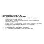 iDEAL Semi Downdraft Paint Spray Booth Canopy Plenum Kit - Image 3