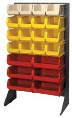 Louvered Rack for Bins - 36" x 66"  - No Bins Included - Image 2