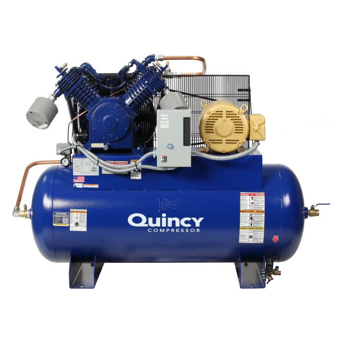 qt-15_max_horizontal_01 Quincy 4153D12HCA23M QT-15 Max Reciprocating Air Compressor - Image 1