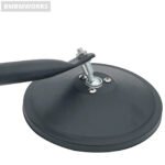 Quick Release Round RearView Side Mirror Jeep Wrangler JKU JK CJ YJ TJ 1997-2008 - Image 6