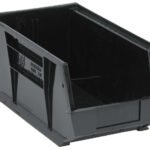 Stack + Hang Bins - 14.75in x 8.25in x 7in - Black - 12 Case