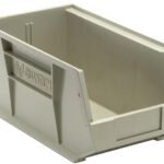 Stack + Hang Bins - 14.75in x 8.25in x 7in - Stone - 12 Case