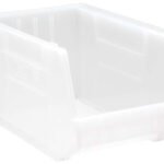 Stack + Hang Bins - 18in x 11in x 10in - Clear - 4 Case