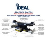iDEAL RAJ-7K-L Rolling Air Jack Low Mount - Image 5