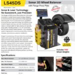Ranger LS45DS Sonar 3D Laser-Spot Wheel Balancer - Image 2