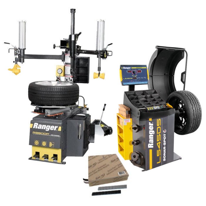 ranger-r980dp_ls45ds_weights-image00 Ranger R980DP Tire Changer + LS45DS Wheel Balancer + Weights Combo - Image 1