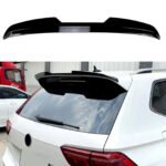 Rear Roof Spoiler Wing Black Trunk Splitter Lip Volkswagen Tiguan R-Line 2017-23