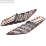 Rear Side Body Vent Cover Trim Carbon Fiber Chevrolet Corvette C7 2014-2018 - Image 5