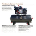 Industrial Gold CI521E80H-P Platinum Reciprocating Compressor - Image 2