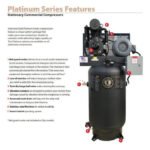 Industrial Gold CI1023E80V-P Platinum Reciprocating Compressor - Image 2